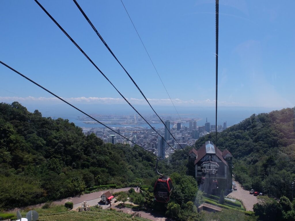 ロープウェイからの景色