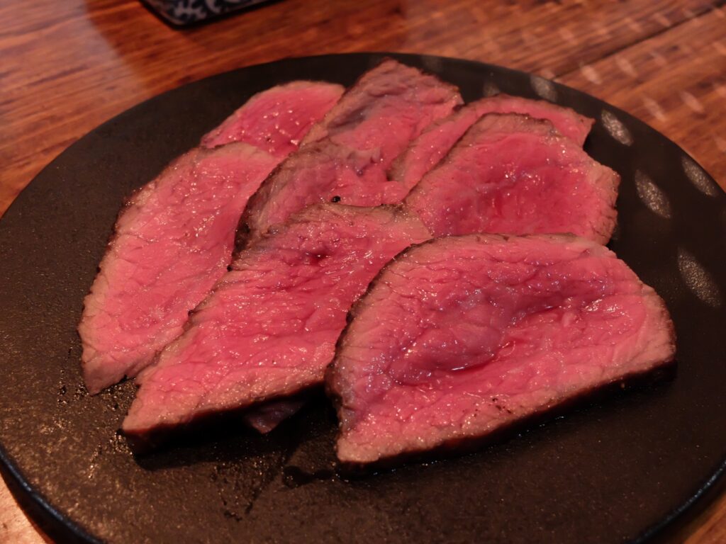 柔らかももを焼いたところ