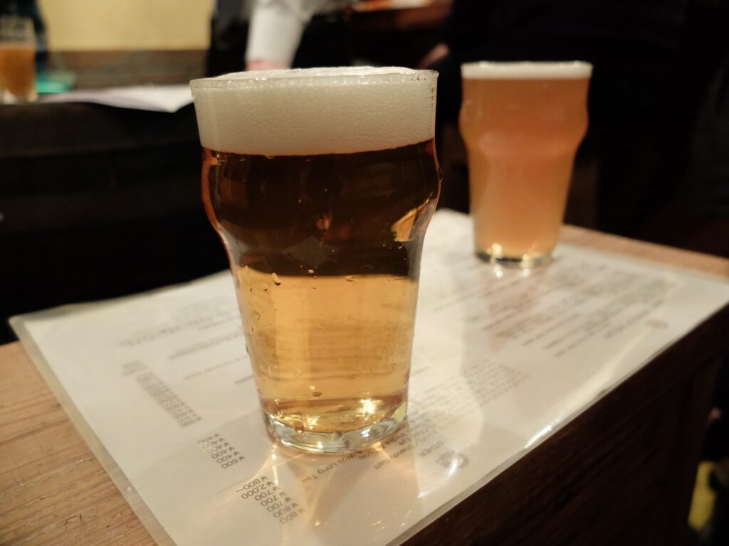 ビアパブイシイのビール